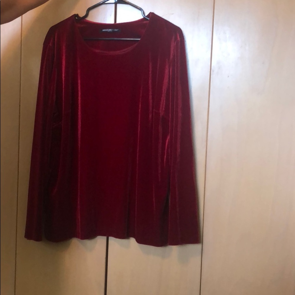 Velveteen top